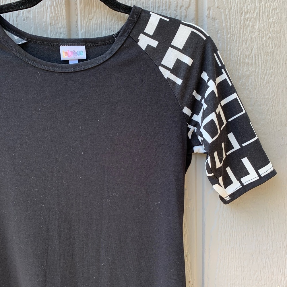 Lularoe Geometric Patterned Color Block T-Shirt - image 2
